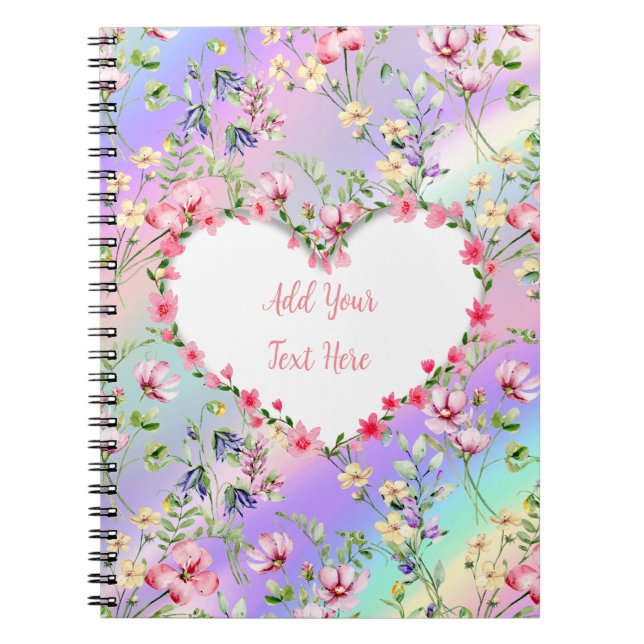 Cuaderno Marco elegante del corazón floral: para cada ocasi (Frente)