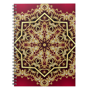 Cuaderno Marco elegante: perla y oro.