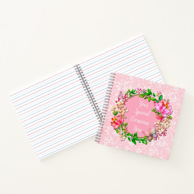Cuaderno Marco floral elegante: para cada ocasión (Interior)