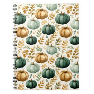 Cuaderno Marco fotográfico de la calabaza de la piel del pe