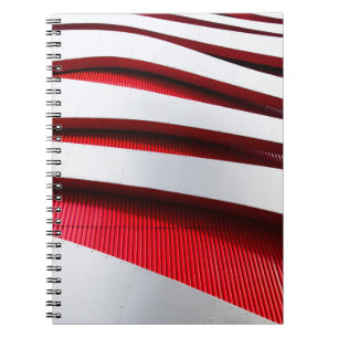 CUADERNO MARCO METALIZADO BLANCO Y ROJO