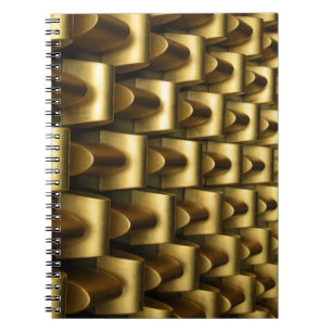 Cuaderno Marco metalizado de bronce