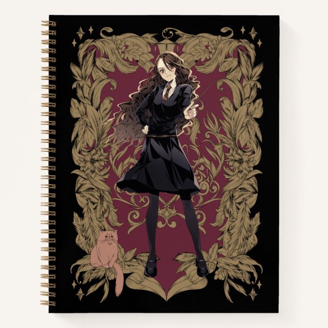 Cuaderno Marco Ornate Anime Hermione Granger (Anverso)