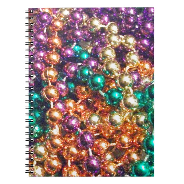 Cuaderno Mardi Gras Beads (Frente)