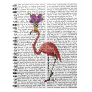 Cuaderno Mardi Gras Flamingo lleno