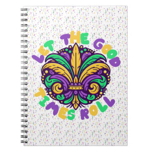 Cuaderno Mardi Gras Que pasen los buenos tiempos