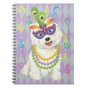 Cuaderno Mardi Gras Westie