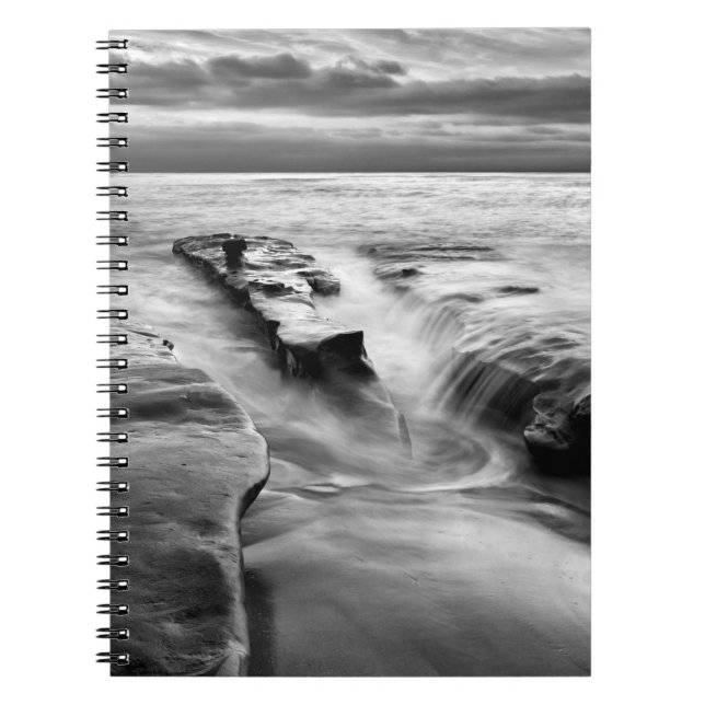 Cuaderno Marea Creciente En La Playa (Frente)