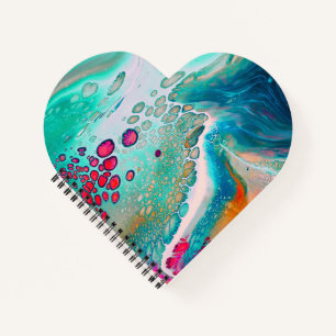 Cuaderno Mareas Eléctricas de Mármol de Color