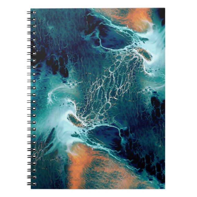 Cuaderno Mareas Esmeraldas en Movimiento (Frente)