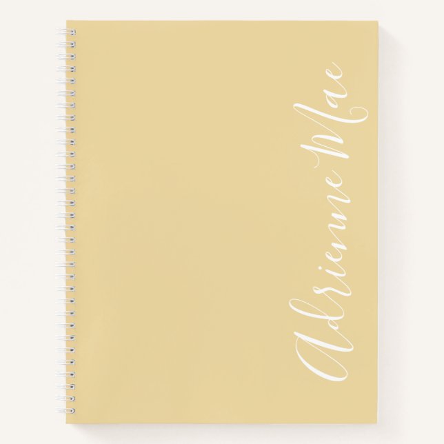 Cuaderno Marfil Sunlight Elegante Personalizado (Anverso)