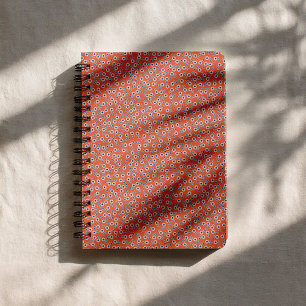 Cuaderno Margaritas Blancas Aturdidas y Hojas de Cobalto –