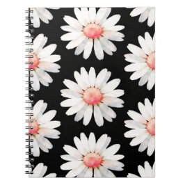 Cuaderno Margaritas de punto rojo