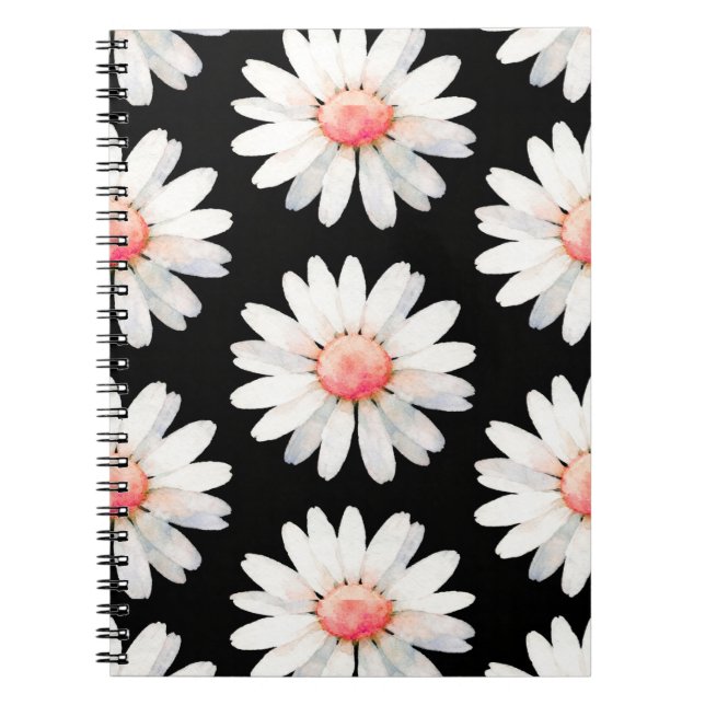 Cuaderno Margaritas de punto rojo (Frente)