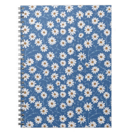 Cuaderno Margaritas del sueño índigo