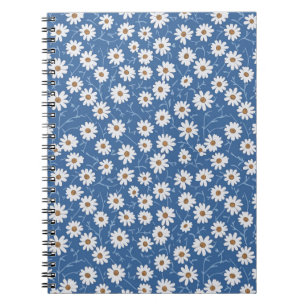 Cuaderno Margaritas del sueño índigo