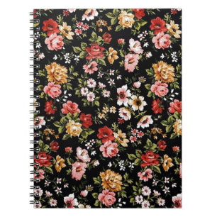 Cuaderno Margaritas florales de los años 50 retros del
