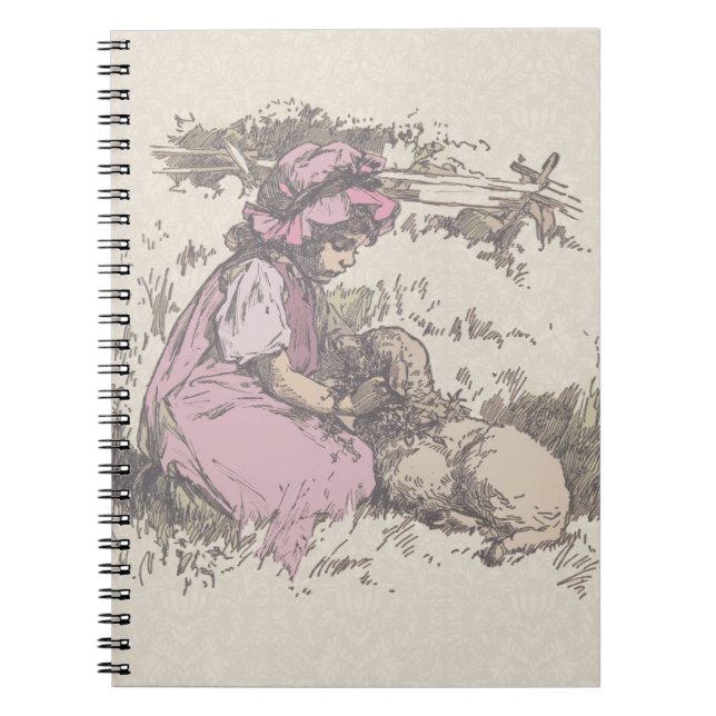 Cuaderno María tenía un corderito Rima infantil (Frente)