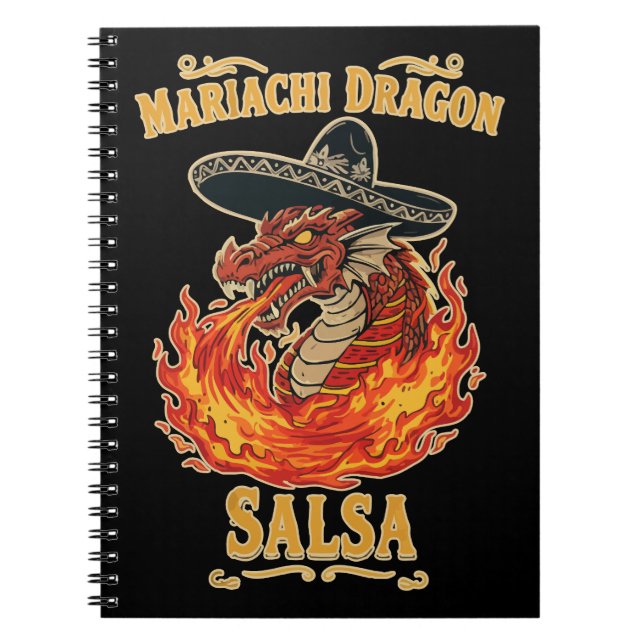 Cuaderno Mariachi Dragon Salsa (Frente)