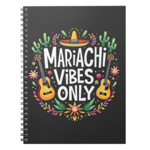 Cuaderno Mariachi solo vibra a los amantes de la música sax