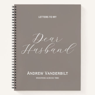 Cuaderno Marido en el Heaven Memorial Journal