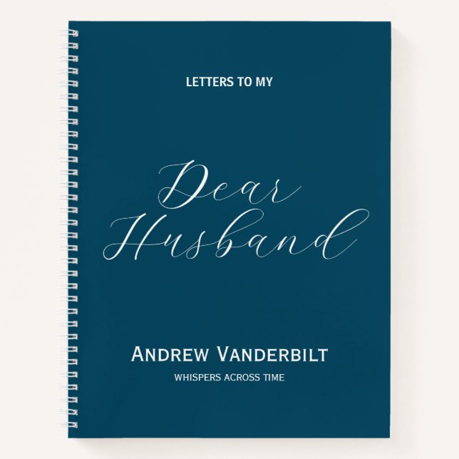 Cuaderno Marido en el Heaven Memorial Journal (Anverso)