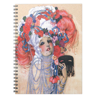 Cuaderno Marie Antoinette Chica Costume cuentas Feathers De