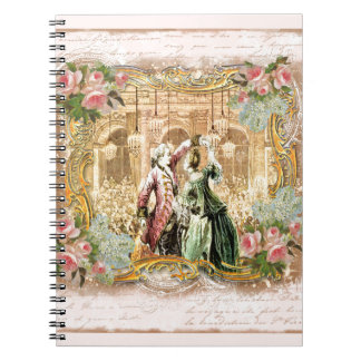 Cuaderno Marie Antoinette Danza Versalles en rosa
