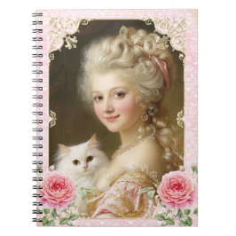 Cuaderno Marie Antoinette,French,Paris,cat,portrait,ノート