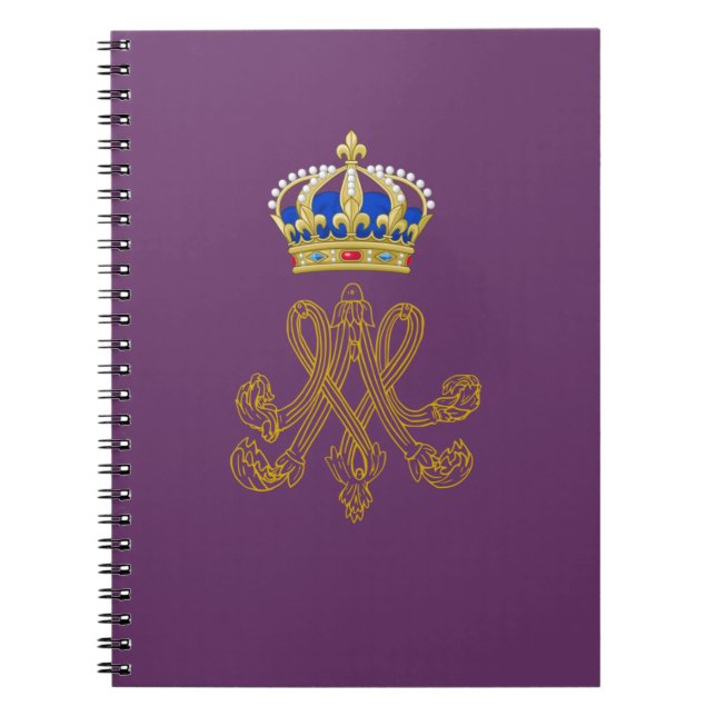 Cuaderno Marie Antoinette Monograma (Frente)