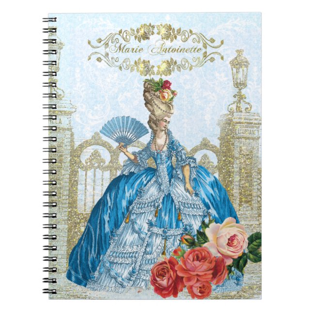 Cuaderno Marie Antoinette Verseilles Blue notebook (Frente)