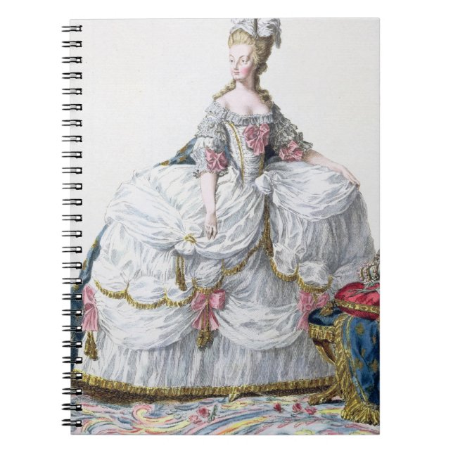 Cuaderno Marie Antonieta (1752-93) de 'DES Estam de Receuil (Frente)