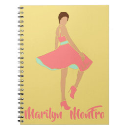 Cuaderno Marilyn MonFRO AFRoCA Afro África Mujer negra