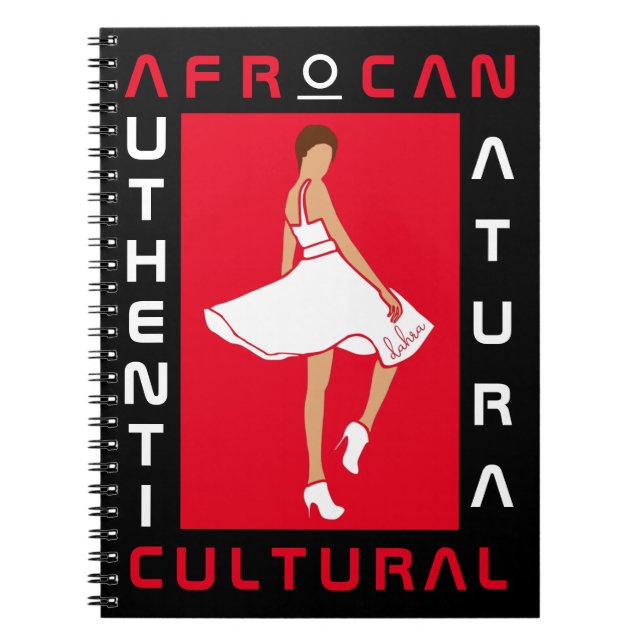 Cuaderno Marilyn MonFRO AFRoCA Afro África Mujer negra (Frente)