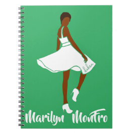 Cuaderno Marilyn MonFRO AFRoCA Afro África Mujer negra