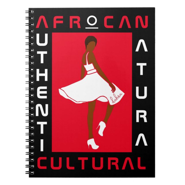 Cuaderno Marilyn MonFRO AFRoCA Afro África Mujer negra (Frente)