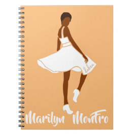 Cuaderno Marilyn MonFRO AFRoCA Afro África Mujer negra