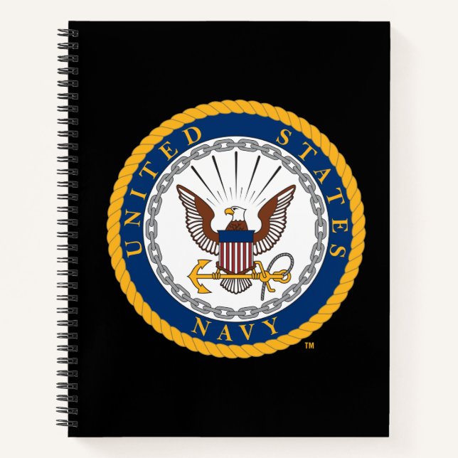 Cuaderno Marina de Estados Unidos | Emblema naval (Anverso)