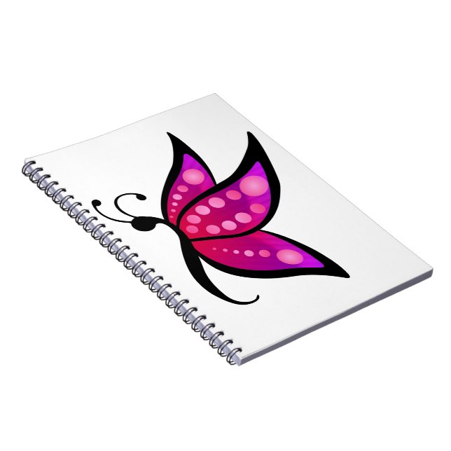 Cuaderno Mariposa abstracta (Lado Derecho)