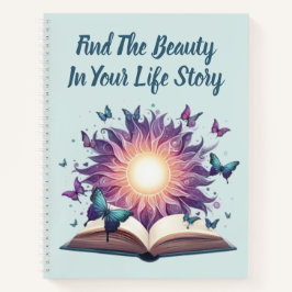 Cuaderno Mariposa acuarela Inspiradora personalizada