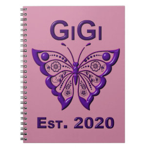 Cuaderno Mariposa Adorable Gigi "Est 2020"