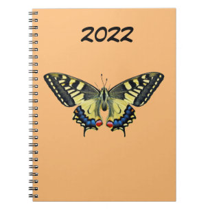 Cuaderno Mariposa amarilla y negra