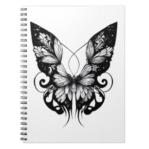 Cuaderno Mariposa Animal salvaje naturaleza Ilustracion art