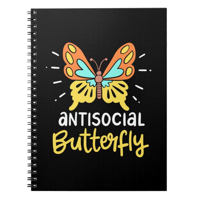 Cuaderno Mariposa antisocial (Frente)