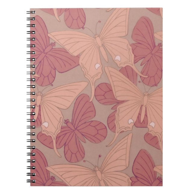 Cuaderno Mariposa Art Nouveau (Frente)