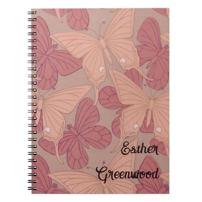 Cuaderno Mariposa Art Nouveau (Frente)