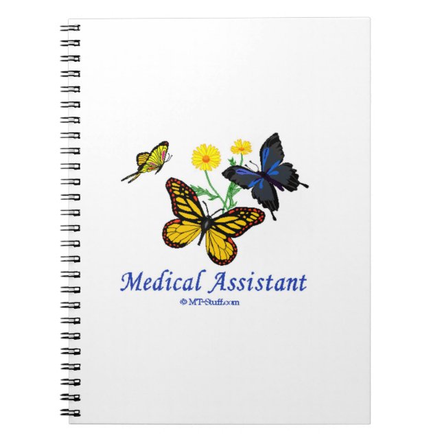 Cuaderno Mariposa auxiliar médico (Frente)