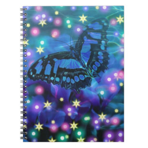 Cuaderno Mariposa azul mágica
