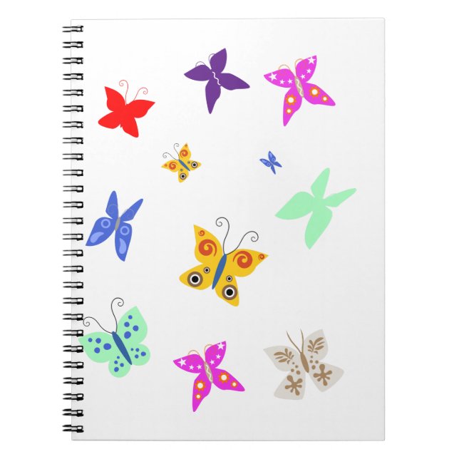 Cuaderno Mariposa colorida (Frente)