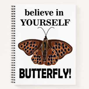 Cuaderno Mariposa Cree En La Mariposa